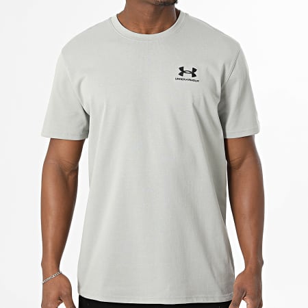 1373997 Under Armour - Tee Shirt Logo Emb Heavyweight 1373997 Gris ...