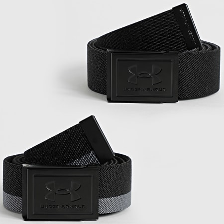 Under Armour - Ceinture Réversible 1383935 Noir Gris