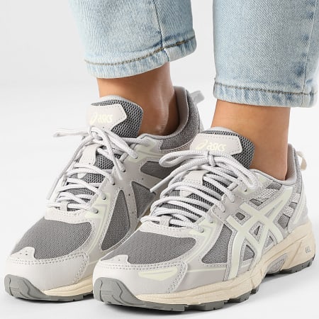 Asics - Sneakers Donna Gel Venture 6 GS 1204A162 Clay Grey Cream