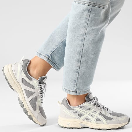 Asics - Sneakers Donna Gel Venture 6 GS 1204A162 Clay Grey Cream