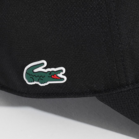 Lacoste - Casquette Logo Crocodile Noir