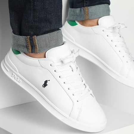 Polo Ralph Lauren - Sneakers Heritage Court II White Green Navy