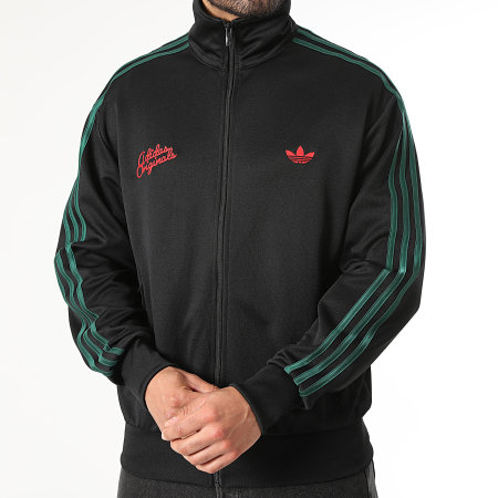 Adidas Originals - Veste Zippée A Bandes KD0451 Noir
