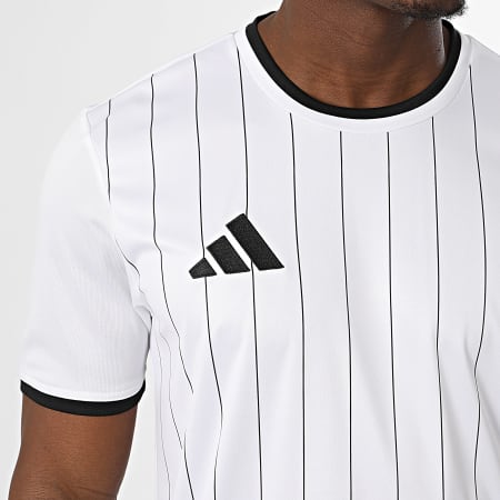 Adidas Sportswear - Tee Shirt Slim Entrada 26 GFX Jersey KB3971 Blanc Noir