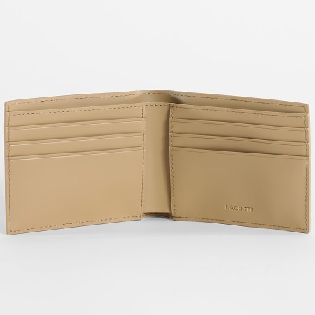 Lacoste - Portefeuille The Blend Beige Marron
