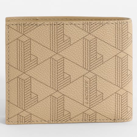 Lacoste - Portefeuille The Blend Beige Marron