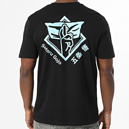 Jujutsu Kaisen - Tee Shirt Oversize Gojo Noir Bleu