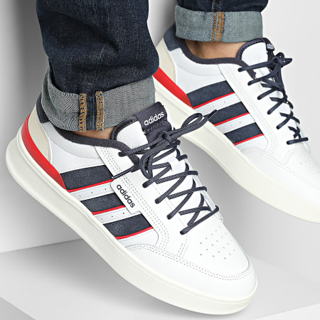Adidas Sportswear - Baskets Aspyre 3 Stripes HQ7313 Footwear White Shadow Navy Pure Ruby