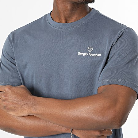 Sergio Tacchini - T-Shirt Bold 024 40851 Blu Ardesia