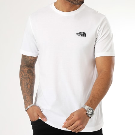 The North Face - Tee Shirt Simple Dome Evo Blanc