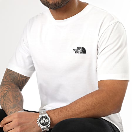 The North Face - Tee Shirt Simple Dome Evo Blanc