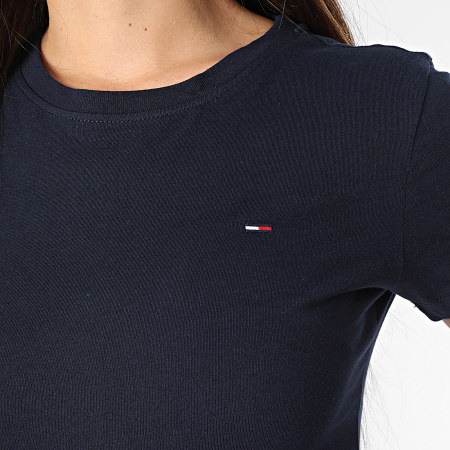 Tommy Jeans - Lot De 3 Tee Shirts Femme 2175 Noir Bleu Marine Blanc