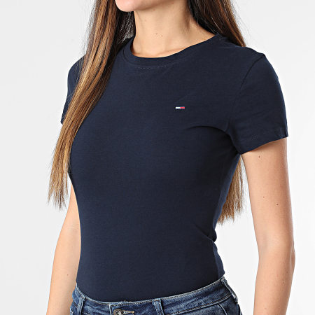 Tommy Jeans - Lot De 3 Tee Shirts Femme 2175 Noir Bleu Marine Blanc