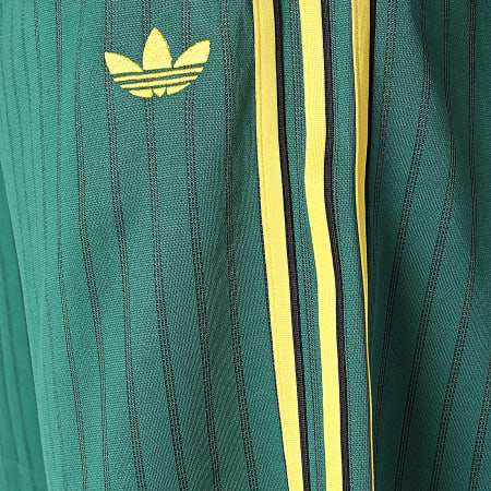 Adidas Originals - Short Jogging A Bandes Firebird KS5504 Vert Jaune