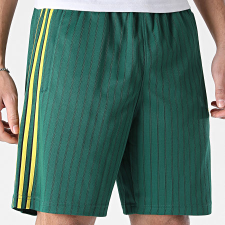 Adidas Originals - Short Jogging A Bandes Firebird KS5504 Vert Jaune