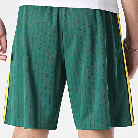 Adidas Originals - Short Jogging A Bandes Firebird KS5504 Vert Jaune