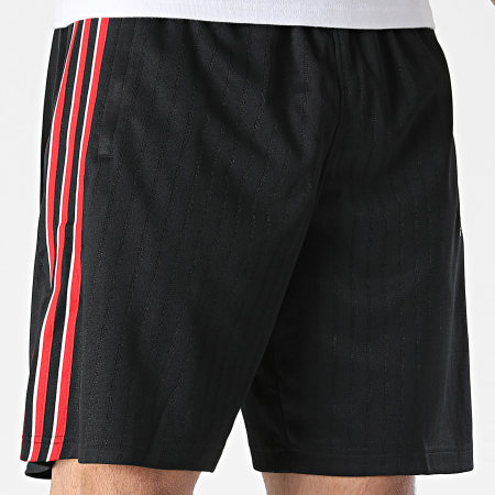 Adidas Originals - Short Jogging A Bandes Firebird KS5505 Noir Rouge