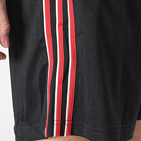 Adidas Originals - Short Jogging A Bandes Firebird KS5505 Noir Rouge