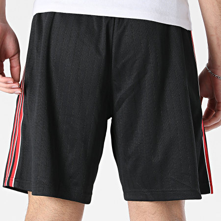 Adidas Originals - Short Jogging A Bandes Firebird KS5505 Noir Rouge
