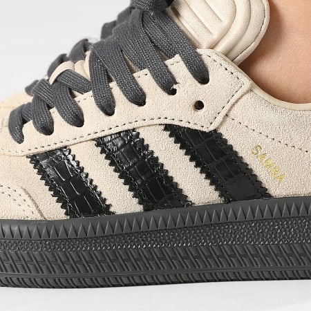 Adidas Originals - Zapatillas Mujer Sambae XLG J JP9520 Stone Caqui Core Negro Utility Negro