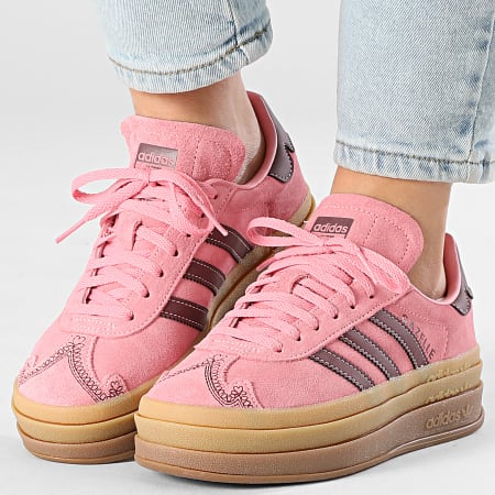 Adidas Originals - Baskets Femme Gazelle Bold W IH6697 Shadow Red Pink Spark