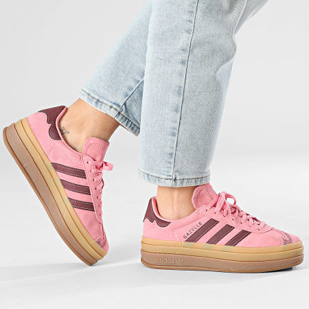 Adidas Originals - Baskets Femme Gazelle Bold W IH6697 Shadow Red Pink Spark
