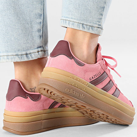 Adidas Originals - Baskets Femme Gazelle Bold W IH6697 Shadow Red Pink Spark