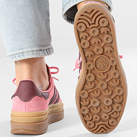 Adidas Originals - Baskets Femme Gazelle Bold W IH6697 Shadow Red Pink Spark