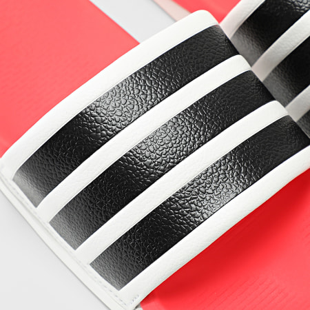 Adidas Sportswear - Claquettes Adilette Comfort 2.0 HQ2473 Crystal White Core Black Lucid Red