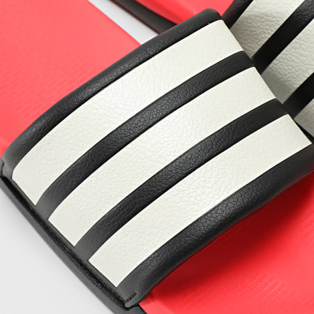 Adidas Sportswear - Claquettes Adilette Comfort 2.0 HQ2472 Core Black Core White Lucid Red