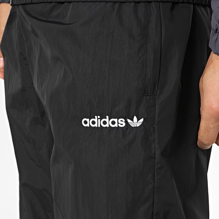 Adidas Originals - Ensemble De Survêtement A Bandes Santiago TT KS8326 KE3430 Noir Gris Anthracite