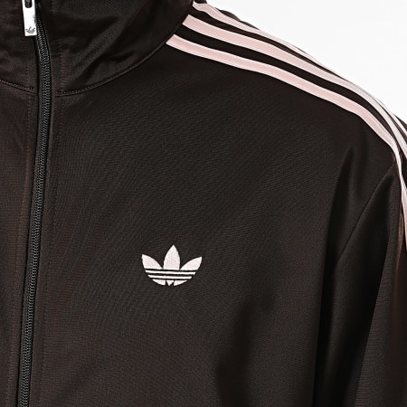 Adidas Originals - Ensemble De Survêtement A Bandes Firebird KD8309 KD8321 Marron Rose Clair