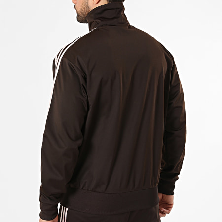 Adidas Originals - Ensemble De Survêtement A Bandes Firebird KD8309 KD8321 Marron Rose Clair