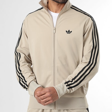Adidas Originals - Ensemble De Survetement A Bandes Firebird KE7960 KE6679 Beige Noir