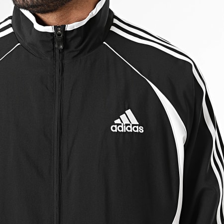 Adidas Sportswear - Ensemble De Survetement A Bandes Teamgeist KD5858 KD5863 Noir Blanc