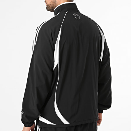 Adidas Sportswear - Ensemble De Survetement A Bandes Teamgeist KD5858 KD5863 Noir Blanc