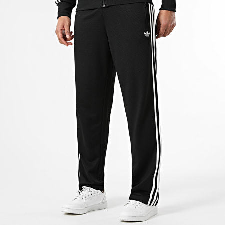 Adidas Originals - Ensemble De Survetement A Bandes Firebird KE0782 KE0767 Noir Blanc