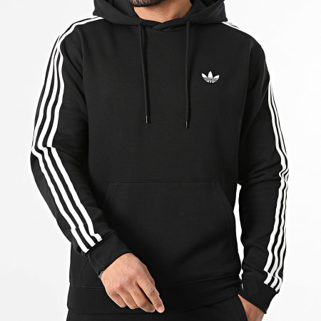 Adidas Originals - Ensemble De Survetement A Bandes 3 Stripes KE3557 KE3562 Noir Blanc