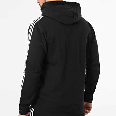 Adidas Originals - Ensemble De Survetement A Bandes 3 Stripes KE3557 KE3562 Noir Blanc