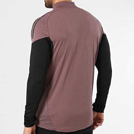 Adidas Sportswear - Ensemble Tee Shirt Manches Longues Et Jogging Real Madrid JZ9015 JZ9011 Violet Noir