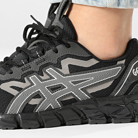 Asics - Sapatilhas Femininas Gel Quantum 90 3 GS 1204A184 Preto Prata Pura
