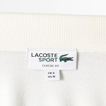 Lacoste - Polo Manches Courtes Logo Crocodile Beige Clair