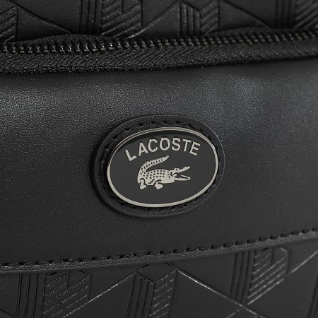 Lacoste - Sacoche Cuir The Blend Noir