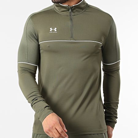 Under Armour - Ensemble Tee Shirt Manches Longues et Jogging Challenger 6004043 6004044 Vert Kaki