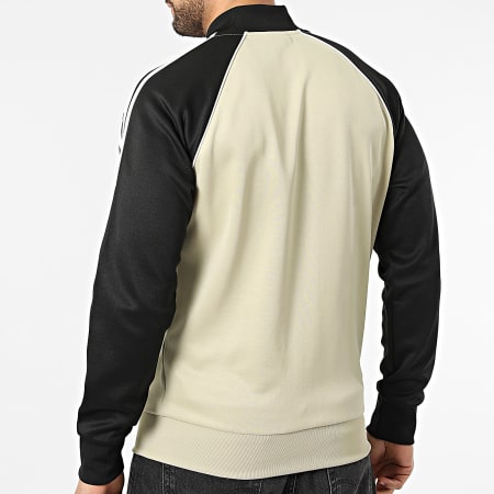 Adidas Originals - Veste Zippée A Bandes KE7963 Beige Noir