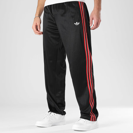 Adidas Originals - Pantalon Jogging A Bandes Firebird TP KE3457 Noir Rouge