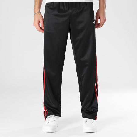 Adidas Originals - Pantalon Jogging A Bandes Firebird TP KE3457 Noir Rouge