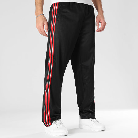 Adidas Originals - Pantalon Jogging A Bandes Firebird TP KE3457 Noir Rouge