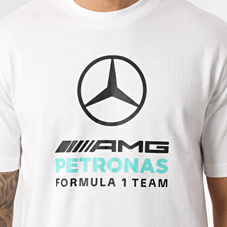 Adidas Sportswear - Tee Shirt AMG Mercedes KE8164 Blanc