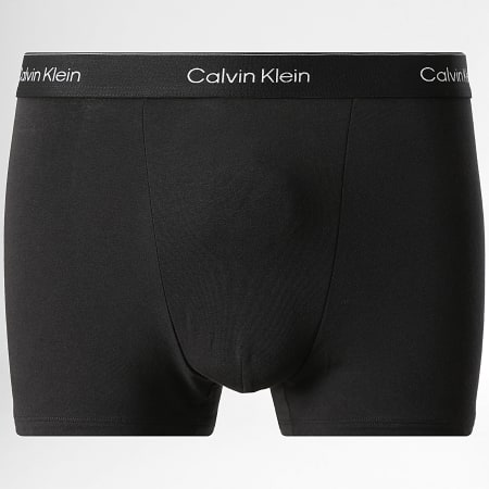 Calvin Klein - Lot De 5 Boxers NB4437 Noir Bleu Ciel Bleu Roi Gris
